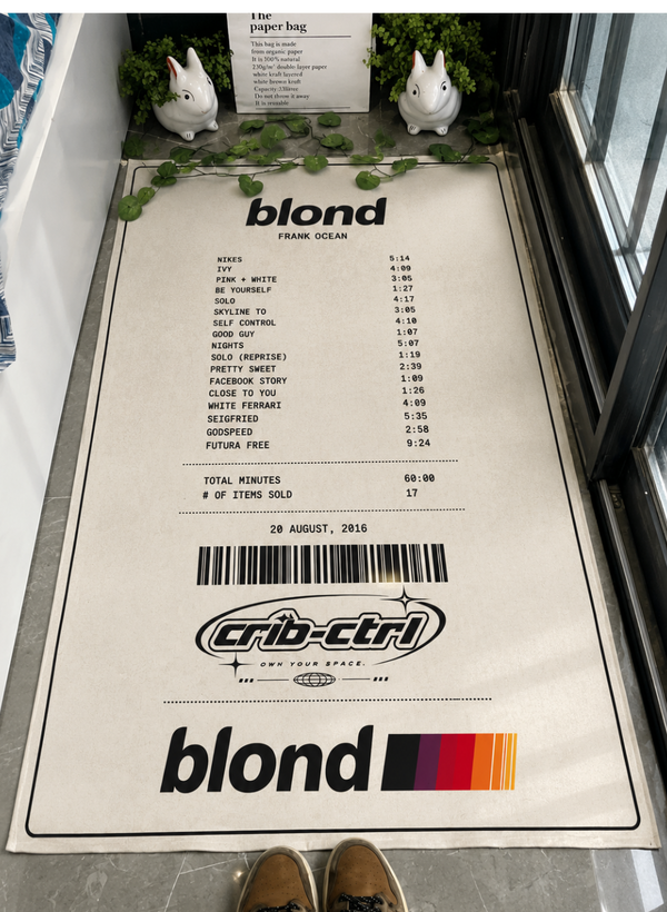 FRANK OCEAN BLOND RUG